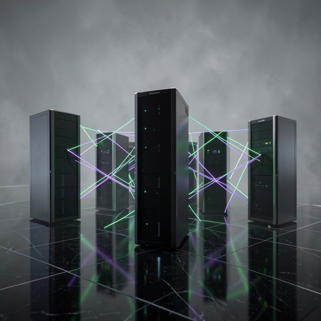 Distributed validator node infrastructure with interconnected power lines